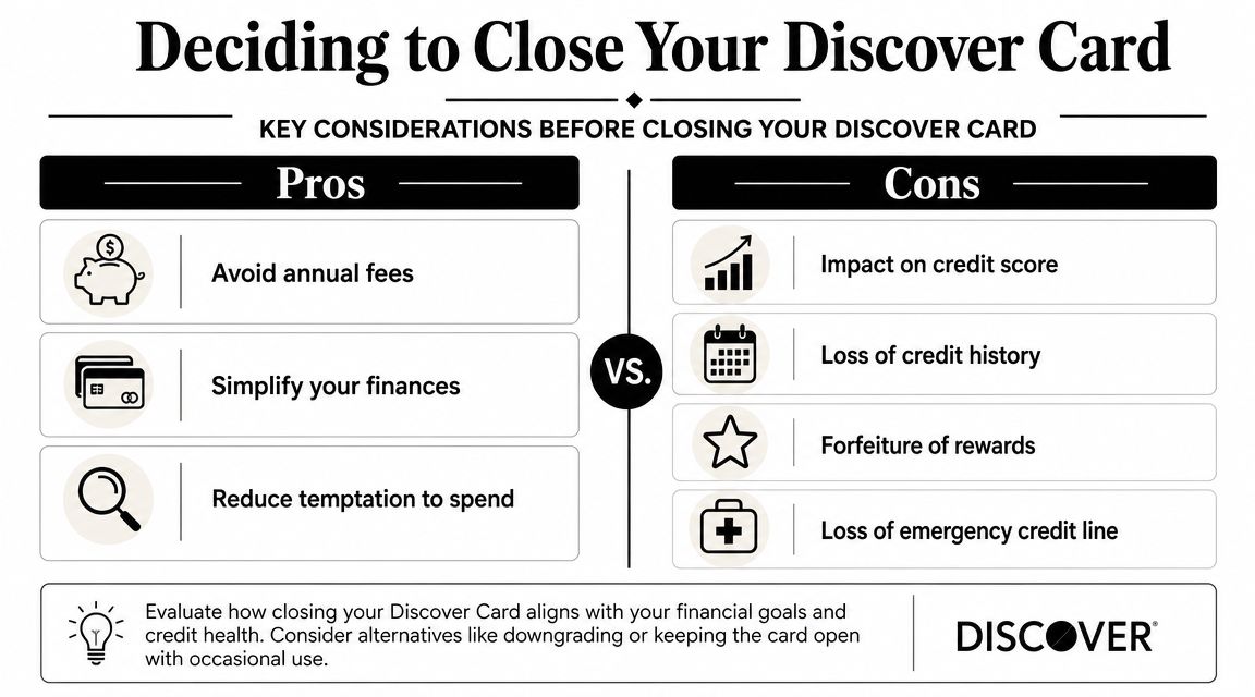 Key Considerations Before Closing Your Discover Card